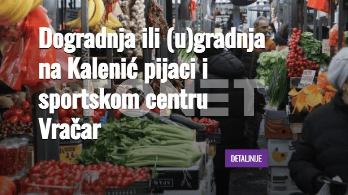 Dva projekta za sledeću godinu